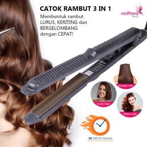 SONAR SN-820 CATOK RAMBUT 2 IN 1 ORIGINAL CATOKAN PELURUS RAMBUT DENGAN TEMPERATUR CONTROL