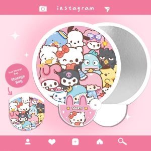 Portable Folding Plastic Fan Cartoon Reflective Board Mini Fan Summer Cute Childrens Fan Easy Carry Home Daily Use Fan