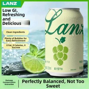 Grape and Green Grape Flavor Carbonated Beverage Refreshing and Light