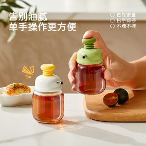 Hộp Đựng Dầu Gia Vị Dễ Thương Có Thể Tháo Rời Nắp Bơm Đa Chức Năng Dùng Trong Nhà Bếp Phong Cách Trung Hoa Kiểu Dáng Macaron Nhãn Hiệu CUGF