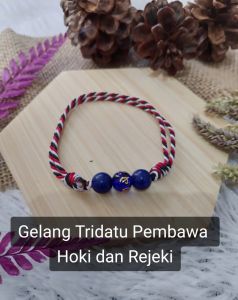 Gelang / Bracelet Balinesse Tridatu / Tridatu Bali Tibet Mix Natural Gem Stone / Batu Alam