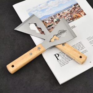 Biblio【Ready in Stock】 Stainless Multi-Purpose Scraper Durable Cleaning Outdoor Garden Shovel Farm Weeding Tool 1Pc