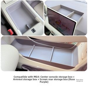 HUAYUQIANYU | For MG4 Car Center Console Storage Box