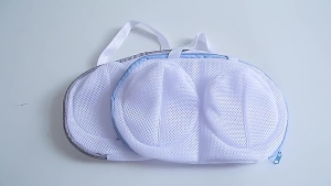 Anti-deformation Zipper Laundry Net Bag Washing Machine Special Washing Bra Mesh Bag Durable MS Bra Mesh  文胸洗护袋