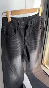 Hitam Jeans Panjang Wanita Celana Jeans Panjang Wanita Celana Kulot Celana Highwaist