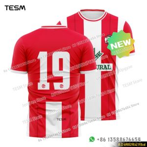Tesm Men Breathable Printed Short-Sleeve Sports T-shirt - Multi-Training Jersey-Inspired Fan Couple Parent-Child Party-Style Top
