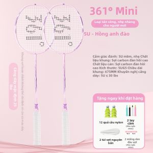 361° | Vợt Cầu Lông Carbon Siêu Nhẹ Cho Người Mới Bắt Đầu