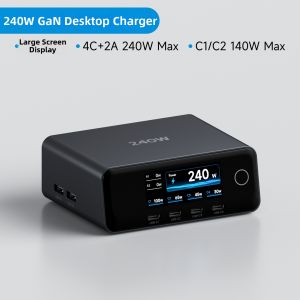 Hagibis | Gallium Nitride Desktop Charging Station Multi-Port PD Fast Charging 140W 100W PPS Digital Display