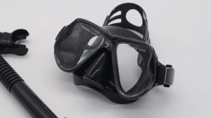 TaffSPORT Kacamata Selam Scuba Diving Snorkeling Tempered Glass / kacamata selam laut dewasa anti kabut embun 1 set murah nembak ikan pria scuba diving snorkeling anak laki laki sungai anti masuk air / kacamata diving alat selam dewasa scuba