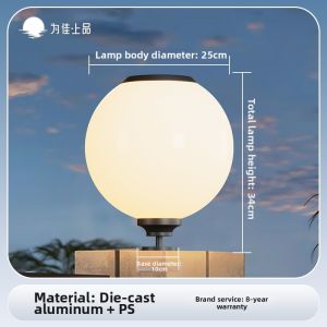 VINCAN | Solar Waterproof Post Top Light