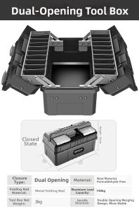 Extra Large Multipurpose Tool Box Folding