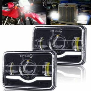 12V 24V 4x6 Inch LED H4 Headlight Led Work Lamp DRL H4651 H4652 H4656 For Car Jeep Motorcycle Honda Truck Ford Kenworth Headlamp