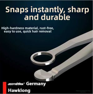 JEOYIEORN | Men Round-tip Nose Hair Trimmer Scissors