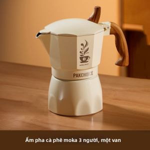 ZHUOLESHI | Ấm Pha Cà Phê Moka Mini Đem Đi