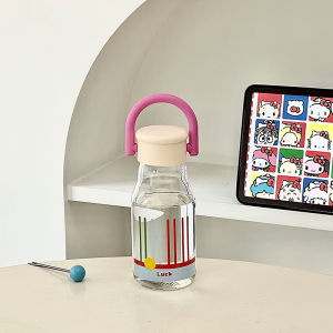 Design Aesthetic Striped Heat Resistant Water Cup