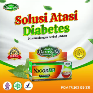 Teh Celup Yacon Fit Darusyifa Tea Minuman Herbal 20 Kantung Kencing Manis Diabetes Asli Original