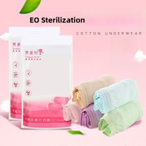 New Womens Disposable Underwear Pure Cotton Travel Sterile No-Wash Shorts Maternity Postpartum Cotton Triangle Pants 10 Pcs