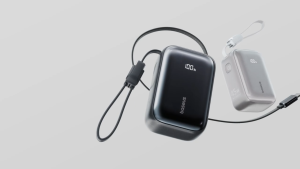 Baseus PicoGo AR11 Retractable Cable Power Bank Dual Built-in Cable IP Cable 10000mAh 45W Fast Charging