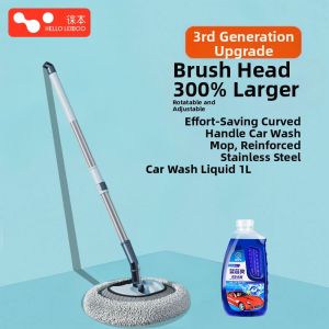 HELLOLEIBOO | Non-Scratch Extendable Soft Bristle Car Wash Tool