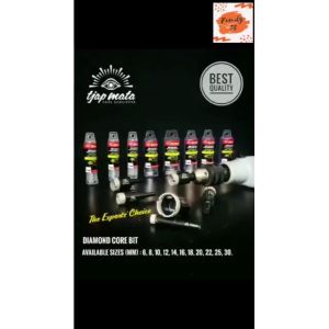Mata Bor Granit Keramik Kaca Marmer Tjap Mata Diamond Core Bit