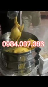 Nồi hấp gà chạy bằng điện [size 40 cm ] 3 tầng