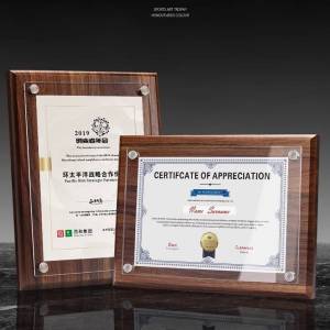 Certificate & License Display Frame
