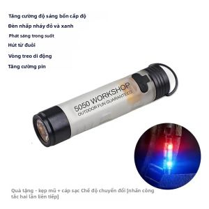 YEGBONG | Đèn Pin Mini Bỏ Túi Có Nắp Kẹp Chìa Khóa Đèn LED Dùng Cho Trường Hợp Khẩn Cấp Ngoài Trời Độ Bền Lâu Đèn Pin Cầm Tay Nhỏ Gọn