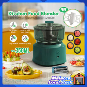 350ML Portable Meat Grinder Multifunctional Food Garlic Processor Mixer USB Charging Kitchen Vegetable Chopper Machine 电动绞肉机