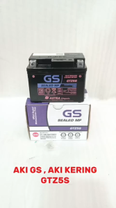 AKI ACCU GS GTZ5S ASTRA OTOPARTS ORIGINAL ORI ASLI