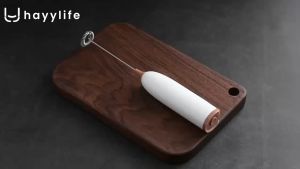 HAYYLIFE Milk Frother Elektrik Mini – Pengocok Susu & Kopi Otomatis Portabel Anti Percik HL-AJA801