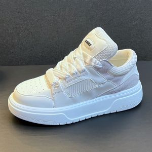 Breathable Casual Shoes Mens Low Top Comfortable Wear Summer Trendy Versatile Indoor Heightening Mesh Upper Rubber Sole