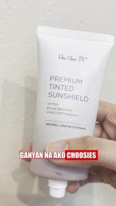 Her Choice Ph SET T : Premium Tinted Sunshield SPF50 Broad Spectrum bundled with Intensive Bleaching Bar Soap Whitening duo