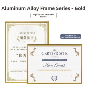 GOLDLONSEN | Certificate Document Display Frame