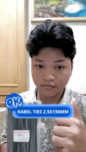 Kabel Ties Kenichi Cable Ties 2.5 x 200 20cm ISI 100pcs/pck