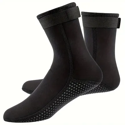 3mm Neoprene Socks Wetsuit Shoes Non Slip Surf Swim Fins Socks Warm Beach Boots for Snorkeling Diving Water Sports