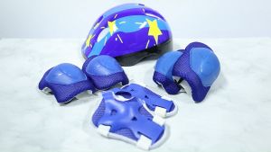 2-3 Days Delivery 7PCS Toddler Girls Boys Protect BIKE Helmet Knee Elbow Wrist Pad Sets for Cycling Skate Bike