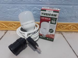 Fiting Lampu Gantung Siap Pakai + Kabel 1-10 Meter Bonus Lampu