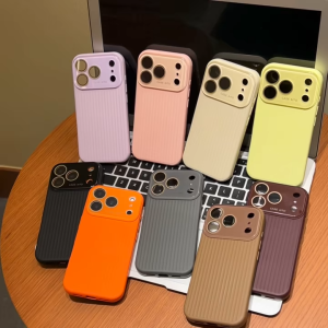 For iPhone 17 17Pro 17Air 17Promax Corrugated large-window liquid silicone phone case for iPhone 16 15 14 13 12 11 Pro Max Pro for iPhone 17 16 15 14 13 12 11 Pro Max Plus Pro