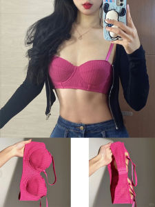 เซ็กซี่ Pure Desire ผู้หญิง ชุดชั้นในแบบบาง ระบายอากาศได้ดี ใส่สบาย หวาน Half Cup นุ่ม บราแหวนเหล็ก บราสุภาพสตรี  ผ้าไนลอน