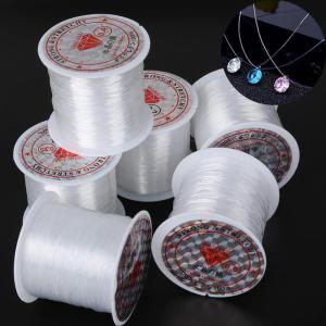 0.2/0.25/0.3/0.35/0.4/0.45/0.5/0.6/0.7mm Transparent Crystal Line Non Elastic Beading Wire Cord DIY Jewelry Making