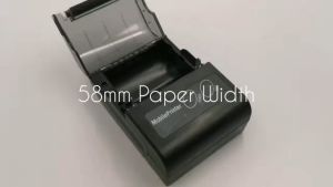 Bluetooth Printer Thermal Receipt Printer 58mm Printer Small Receipt Printer Topup Payhere Restaurant Portable Printer Lightweight