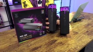 🎮 GAMING NUBWO NX-S2 VIBRATE SPEAKER BLUETOOTH ลำโพงบลูทูธ ไฟ RGB ปุ่มปรับระดับเสียง เบสแน่น ประกอบเป็นลำโพงแบบยาวได้