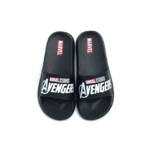 Sandal selop anak laki-laki perempuan remaja dewasa size 31-43 dengan desain Star Wars dan logo Marvel.