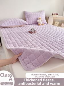 MENGWEIJUE | Thick Warm Milk Velvet Bed Mattress Pad