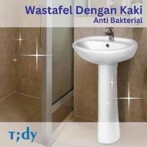 Tidy Wastafel Dengan Kaki FSB0440 Putih