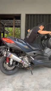 Knalpot Yamaha Xmax 250/300 Old New ORI Smoke Muffler FullSistem Tipe ST-1