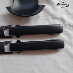 Paket Outer Cover Door Handle & Cover Pegangan Pintu Tank Cover All New Brio 2023 - 2024 Hitam Premium