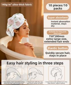 Youngtime | Strong Water Absorption Disposable Hair Cap for Women