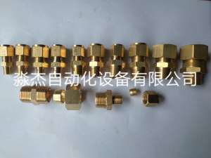 Brass Clamp on Straight High Pressure Heavy Duty Hose Connector for Humidifier Oil Tube And Pneumatic Components