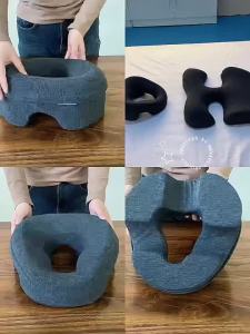 Memory Foam Breathable Head PillowDown Pillow Body Massage Face Rest Pillow Rest Support Pillow Home Massage Pillow